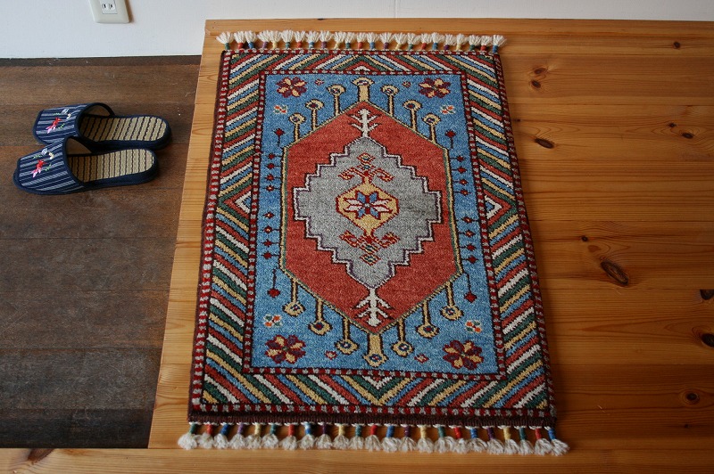 トルコ絨毯 玄関マット-